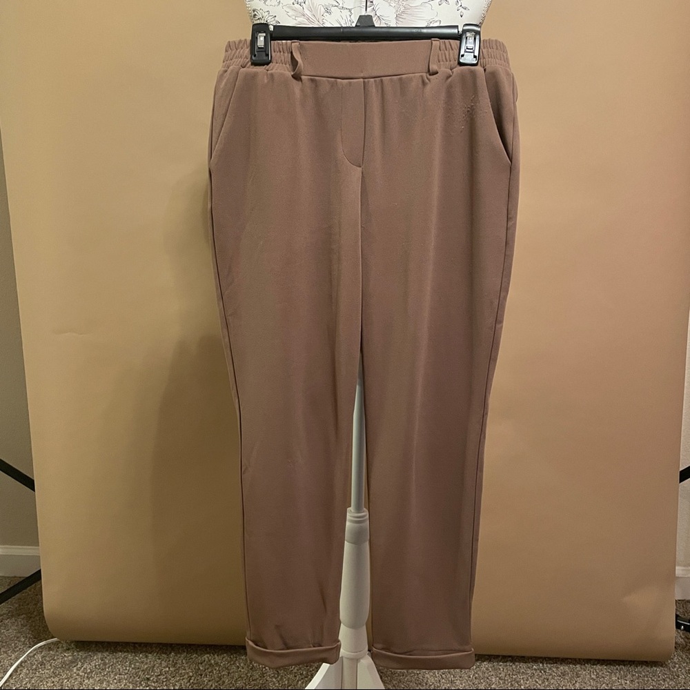 Mocha Stretchy Dress Pant